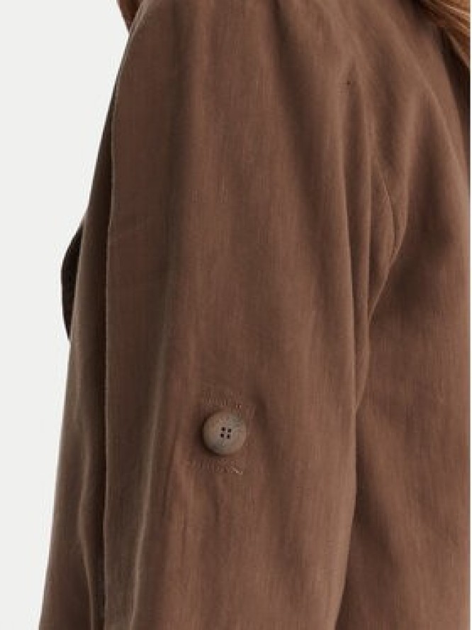 Marella Koszula Palchi 2613041015 Brązowy Regular Fit