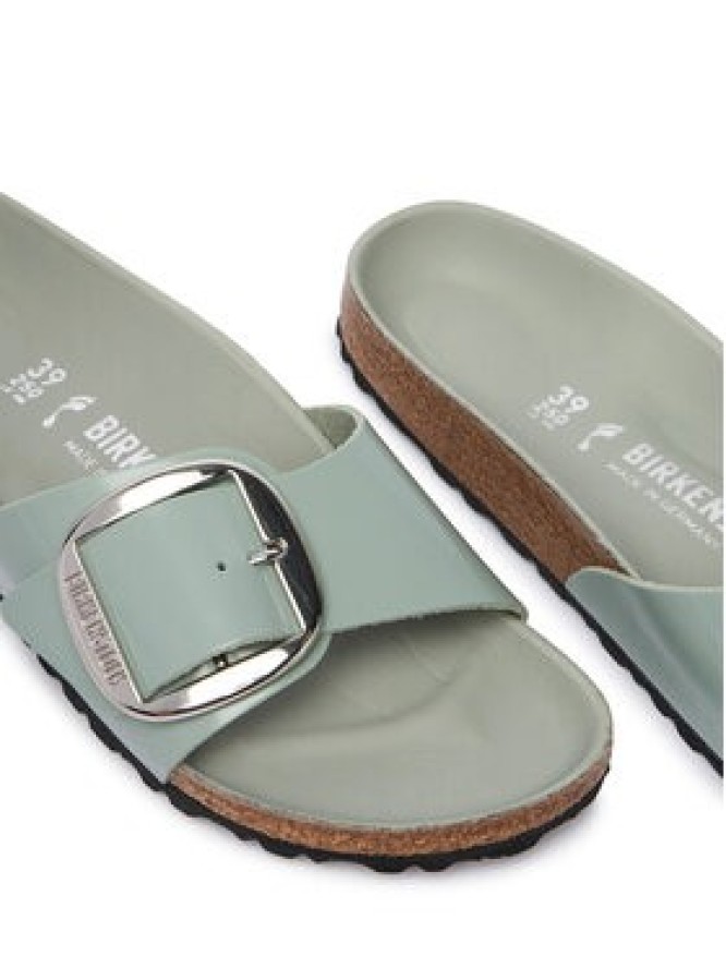 Birkenstock Klapki Madrid Big Buckle Hex 1031788 Zielony