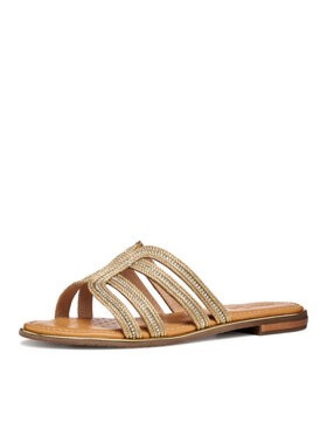 Geox Klapki D Sozy Plus D65DQA 000EW C2016 Złoty