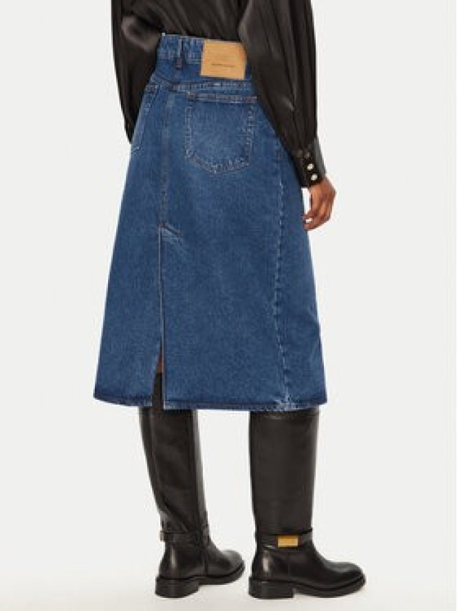 AMI Paris Spódnica jeansowa FSK235.DE0031 Niebieski Regular Fit