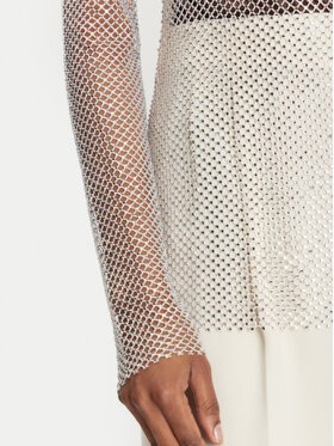 Marella Bluzka Rino 2513941011 Biały Slim Fit