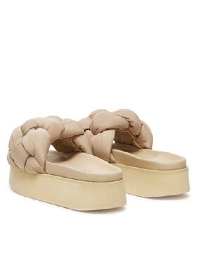 Inuikii Klapki Puffer Braided 70103-177 Beżowy