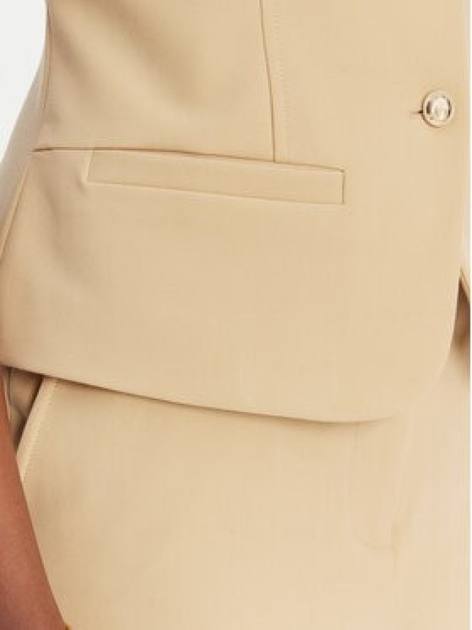 Guess Kamizelka W6GH49 W1895 Beżowy Slim Fit