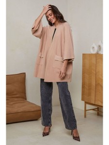 Soft Cashmere Kardigan w kolorze jasnobrązowym rozmiar: 38/40