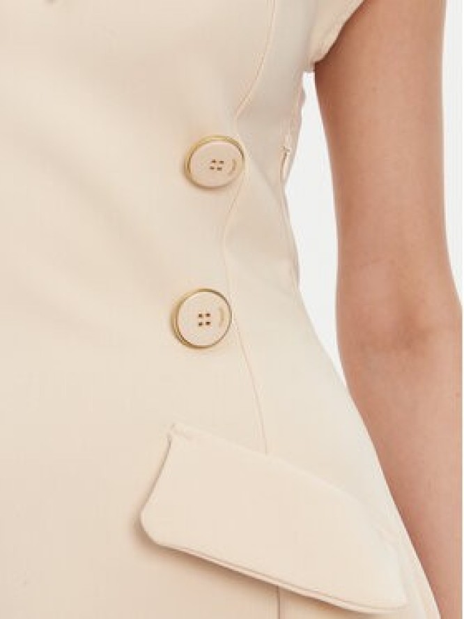 Imperial Sukienka koktajlowa AFJJJKP Écru Regular Fit