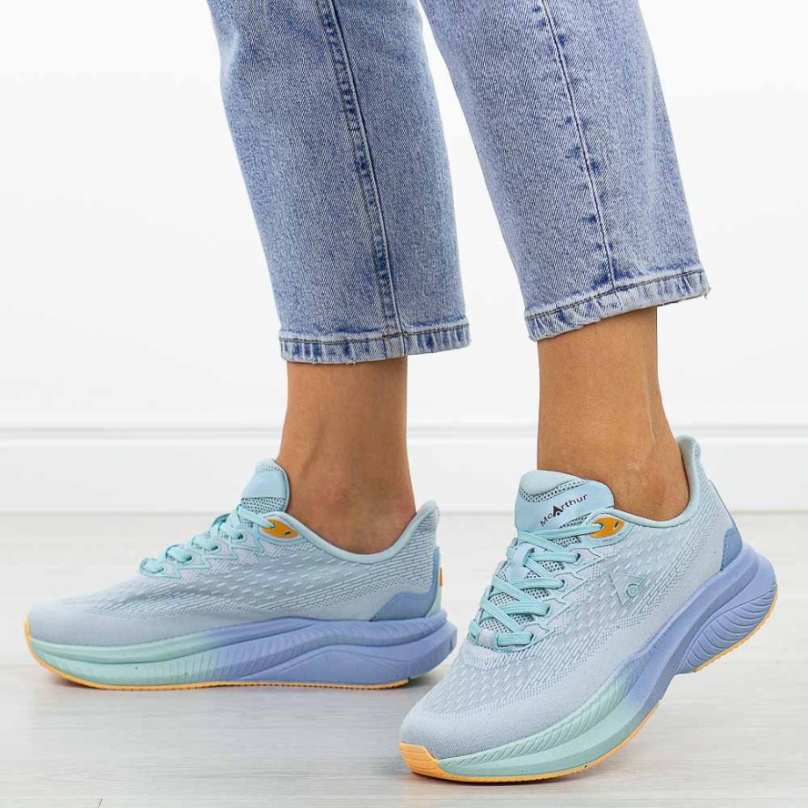 Niebieskie przewiewne buty damskie McArthur Mc21w
