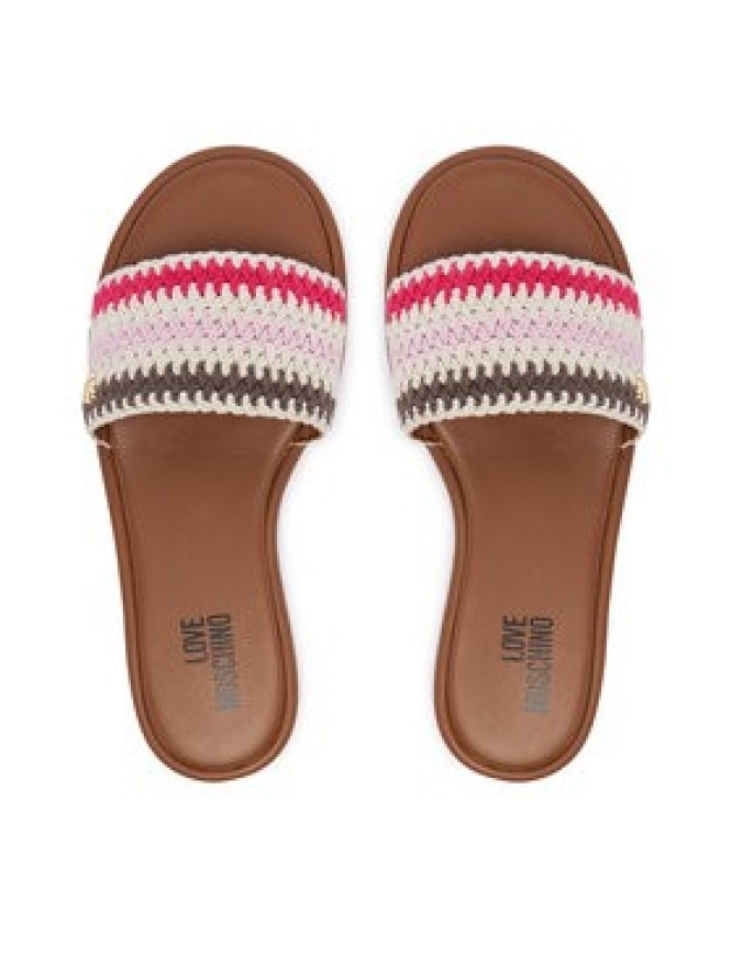 LOVE MOSCHINO Klapki JA28242G0OJQB20A Kolorowy