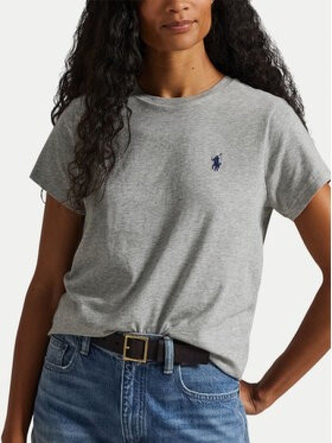 Polo Ralph Lauren T-Shirt 211898698008 Szary Regular Fit