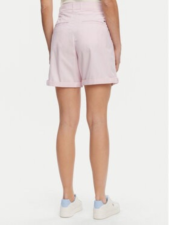 Tommy Hilfiger Szorty materiałowe WW0WW42457 Różowy Regular Fit