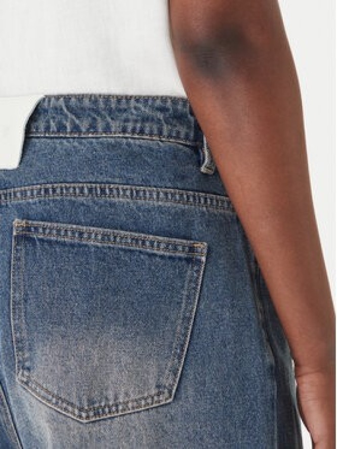 Eleh Jeansy EL098 Niebieski Wide Leg