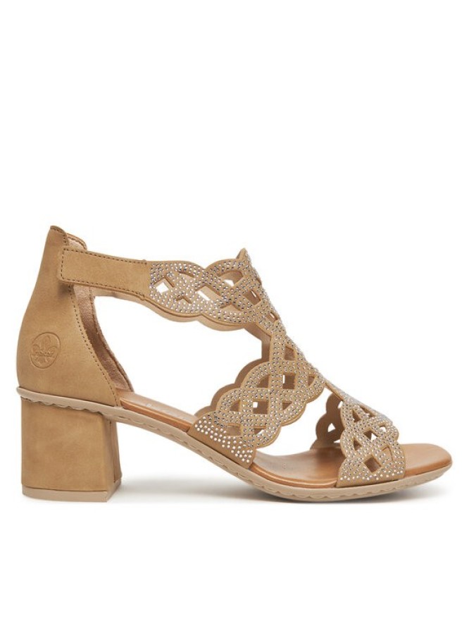Rieker Sandały 64773-61 Beżowy
