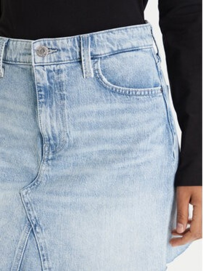 Guess Spódnica jeansowa W6RD1H D6833 Niebieski Regular Fit