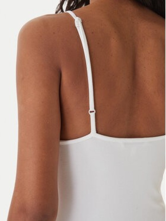 Tommy Jeans Sukienka codzienna Linear DW0DW22338 Biały Slim Fit