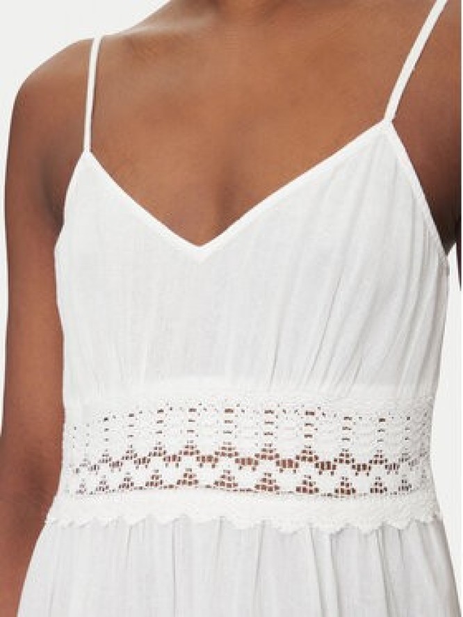Vero Moda Sukienka letnia Quincy 10324588 Biały Regular Fit