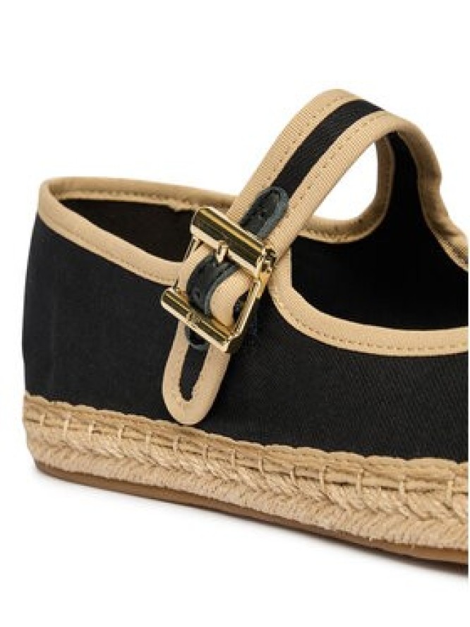 Tommy Hilfiger Espadryle Buckle Maryjane Espadrille FW0FW09239 Czarny