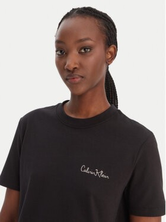 Calvin Klein Jeans T-Shirt LV047E809G Czarny Classic Fit
