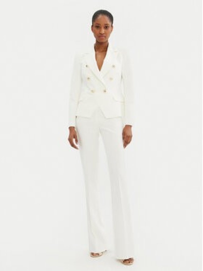 Rinascimento Marynarka CFC0122865003 Biały Regular Fit