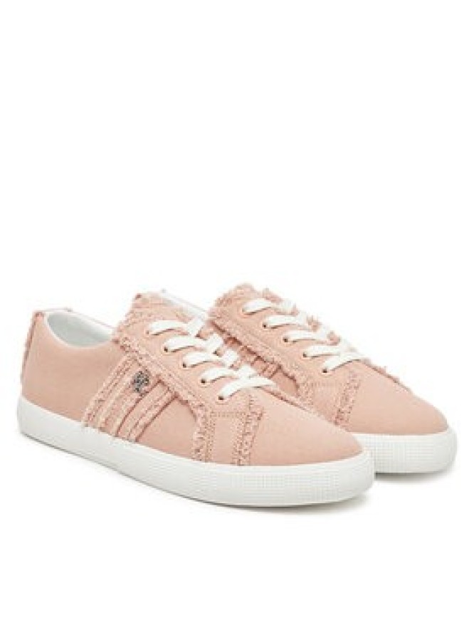 LAUREN RALPH LAUREN Sneakersy Janson Fray 802967040003 Różowy