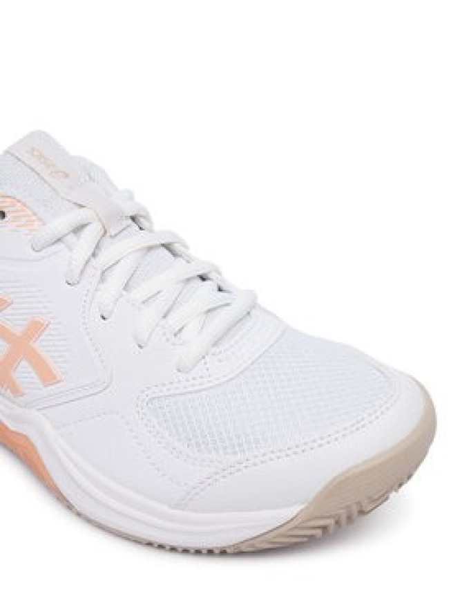 Asics Buty do tenisa Gel-Dedicate 9 Clay 1042A314 Biały