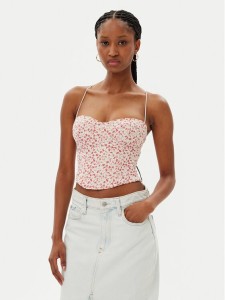 Bardot Top Estie Embroidered 59828TB Kolorowy Slim Fit