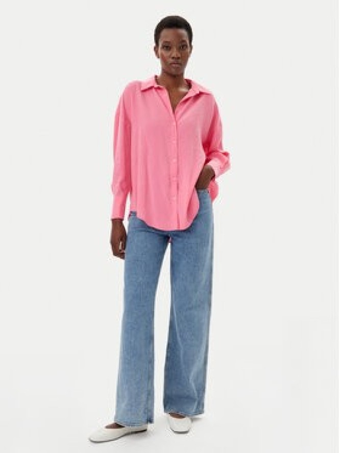 ONLY Koszula Zazima 15272523 Różowy Oversize