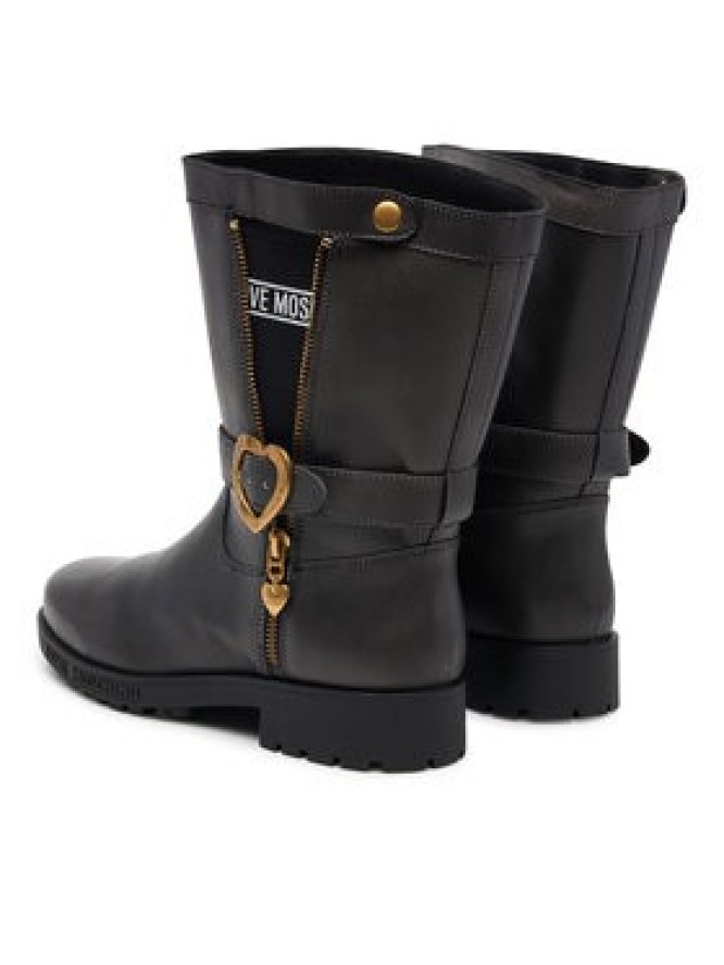 LOVE MOSCHINO Botki JA24174G0PIJ100A Czarny