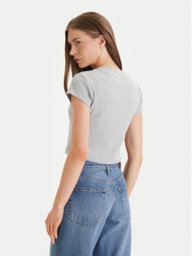 Calvin Klein Jeans T-Shirt LV047AB802 Szary Regular Fit