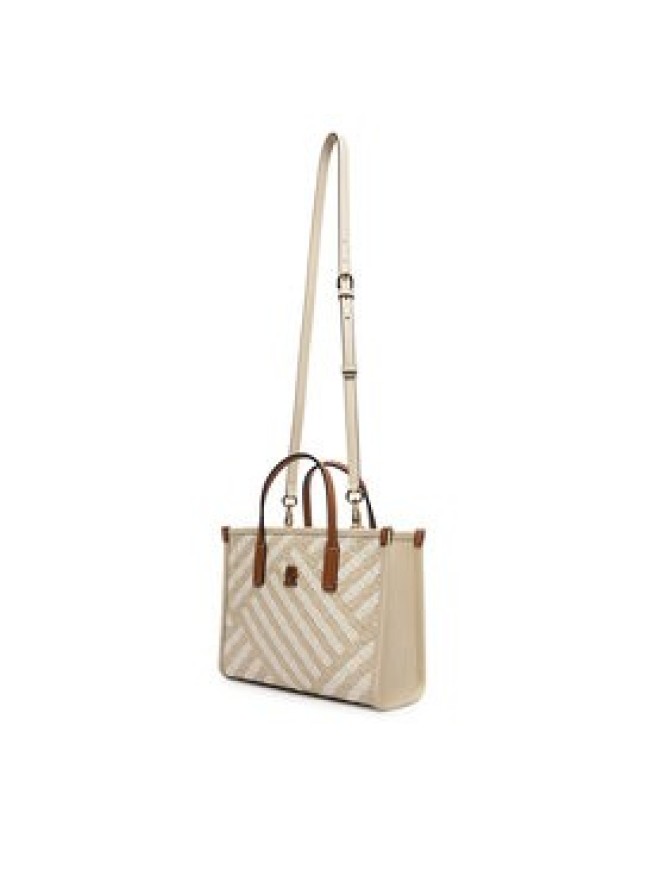 Tommy Hilfiger Torebka Th City Mini Tote AW0AW18393 Beżowy