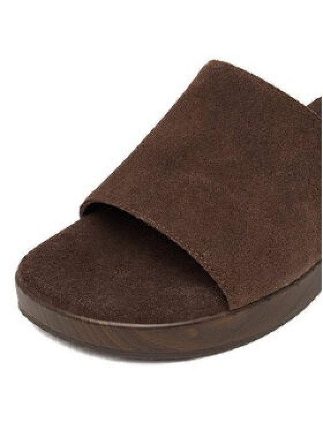 GINO ROSSI Klapki EO-LZRL0558-84 Brązowy