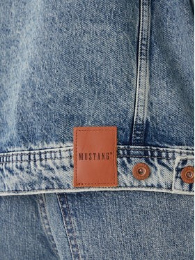 Mustang Kurtka jeansowa Arcata 1016944 Niebieski Loose Fit