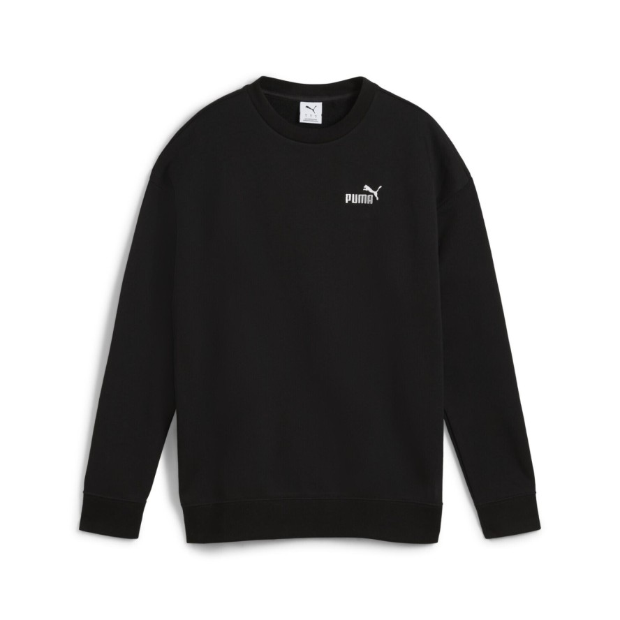 Damska luźna bluza z okrągłym dekoltem i małym logo No.1 ESS PUMA