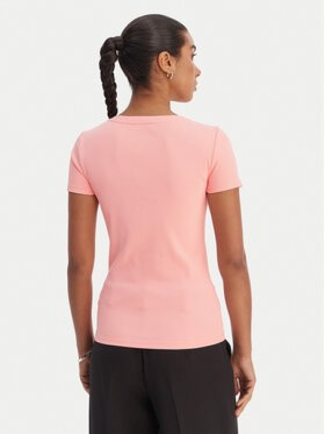 Fracomina T-Shirt FP26ST3001J42701 Koralowy Slim Fit