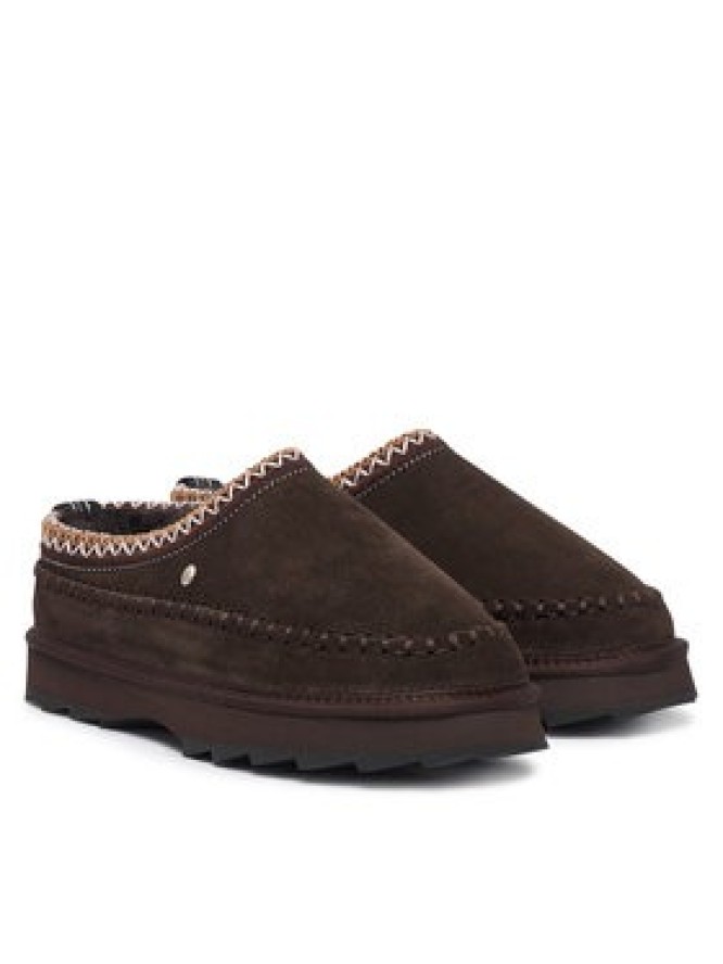 EMU Australia Śniegowce Sharky Adventure Scuff W13239 Brązowy ciemny