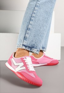 Różowe Sneakersy w Stylu Kultowych Tenisówek Tultia