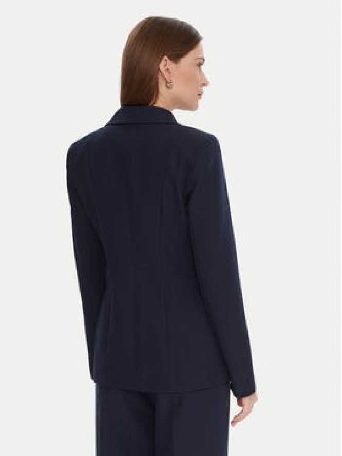 Maryley Marynarka 25IB139/43BL Granatowy Regular Fit