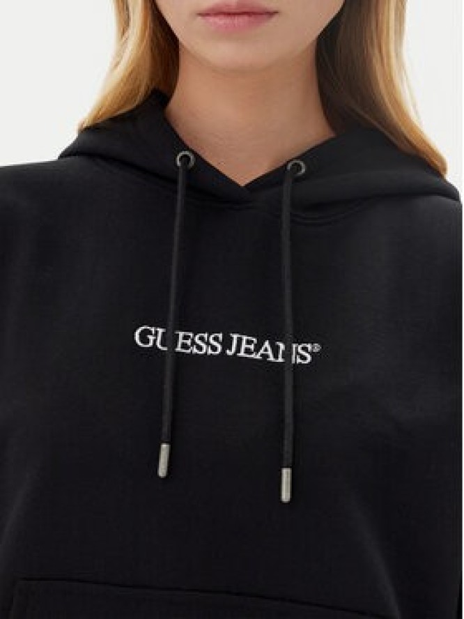 Guess Jeans Bluza W5RQ27 K68I4 Czarny Oversize