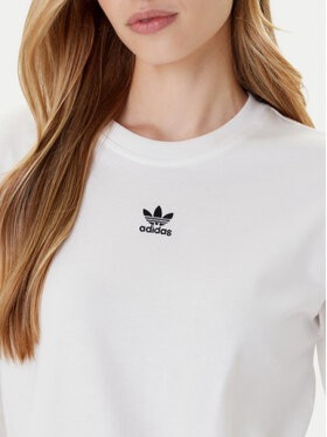 adidas Bluzka Essentials JW7454 Biały Regular Fit