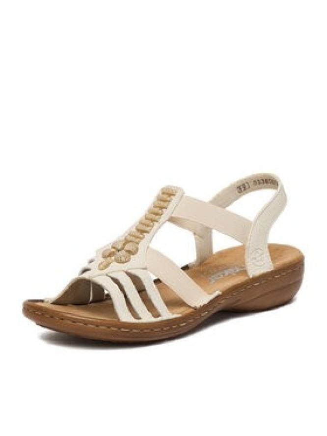 Rieker Sandały CEO-60806-80 Écru