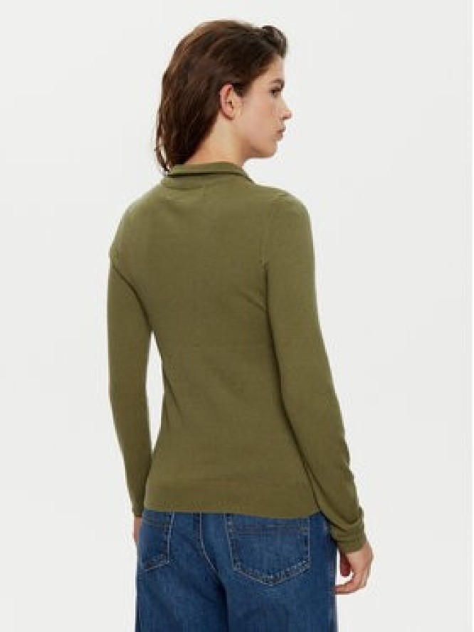 Vero Moda Sweter Happiness 10317993 Zielony Slim Fit