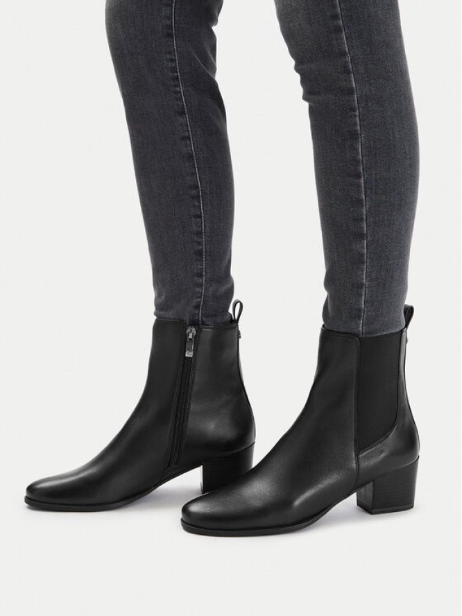 Caprice Botki 9-25304-45 Czarny