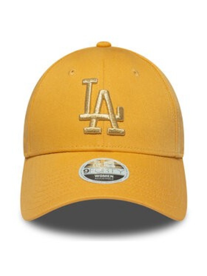 New Era Czapka z daszkiem LA Dodgers Metallic Yellow 9FORTY 60667386 Żółty