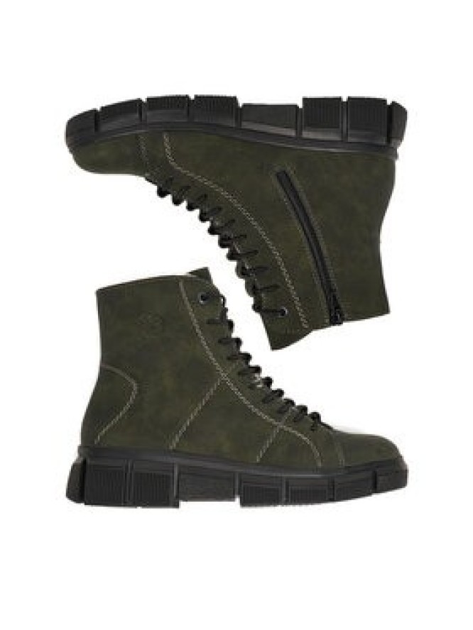 Rieker Trzewiki CEO-X3428-54 Zielony