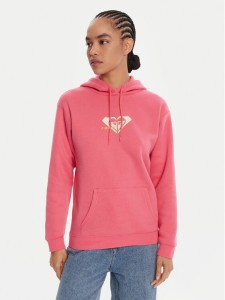 Roxy Bluza ERJFT05028 Różowy Regular Fit