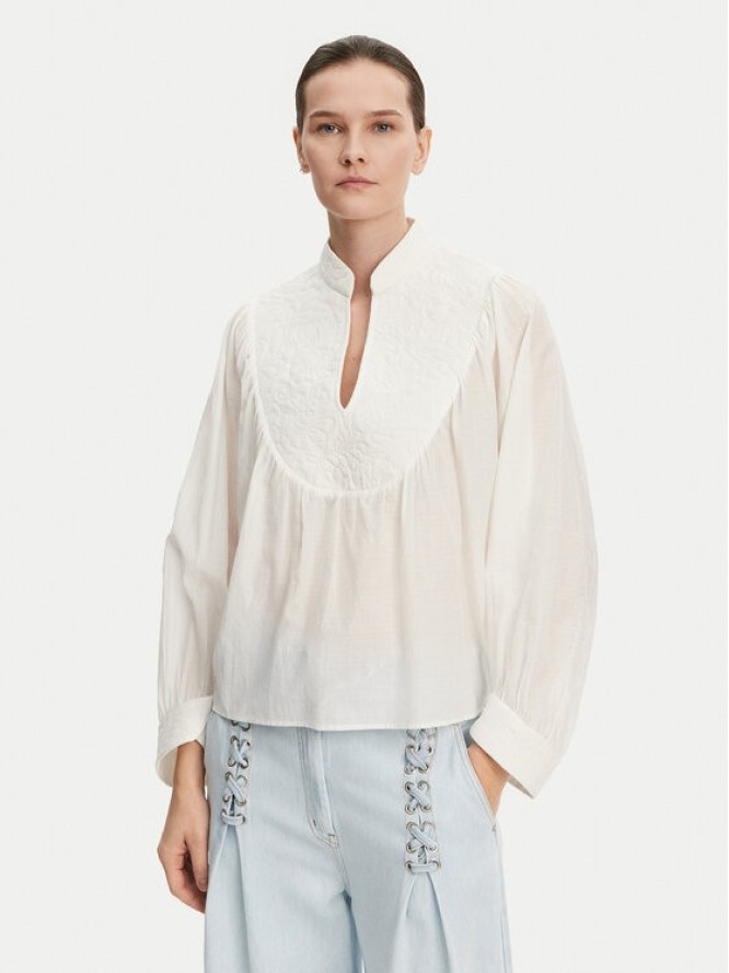 Munthe Bluzka Frantz 251100525130 Écru Loose Fit