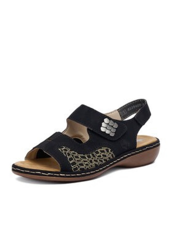 Rieker Sandały CEO-65989-01 Czarny