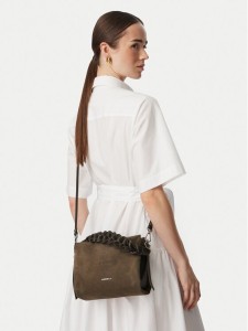 Coccinelle Torebka P6P Boheme Suede Bimaterial E1 P6P 58 01 01 Khaki