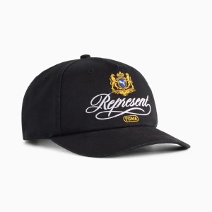 Czapka z daszkiem unisex Puma REPRESENT czarna 02660001