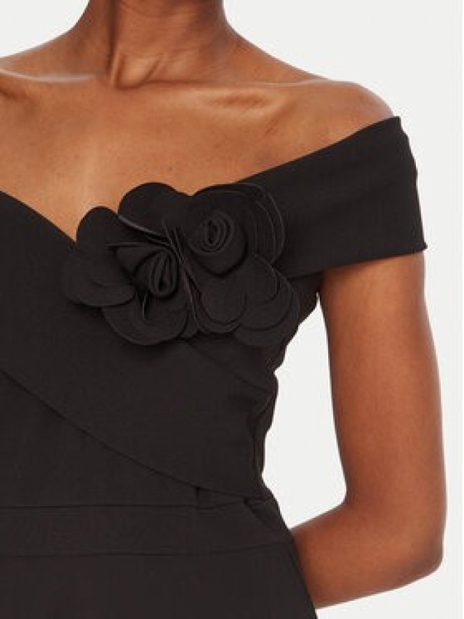 Rinascimento Sukienka wieczorowa CFC0125671003 Czarny Regular Fit