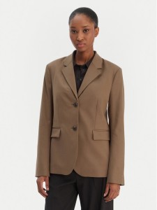 Tommy Hilfiger Marynarka Timeless WW0WW46662 Beżowy Regular Fit