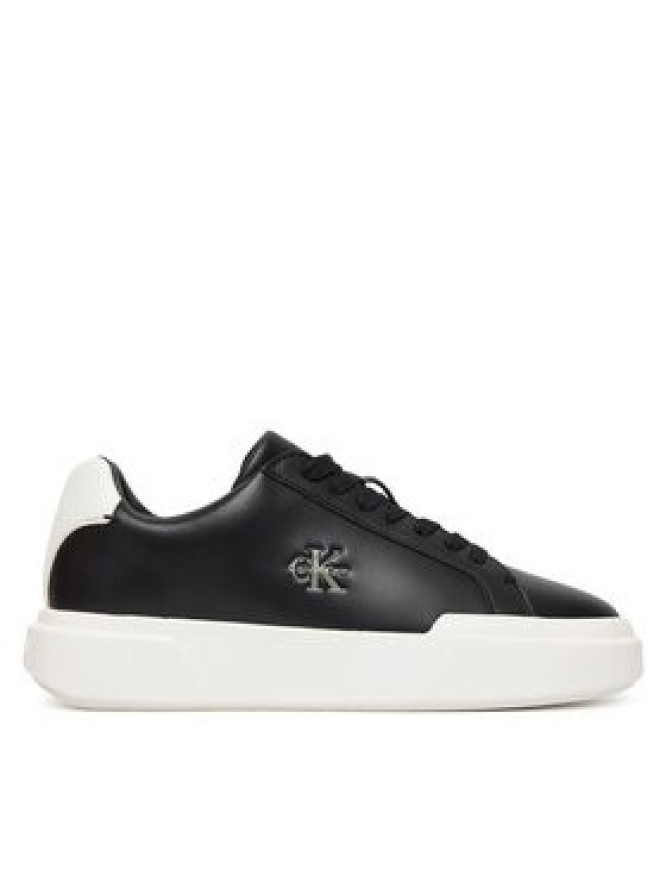 Calvin Klein Sneakersy Chunky Cupsole Laceup Lth Ml YW0YW01947 Czarny